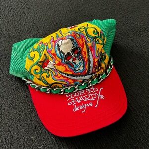 Vintage Ed Hardy Mesh Hat - Used